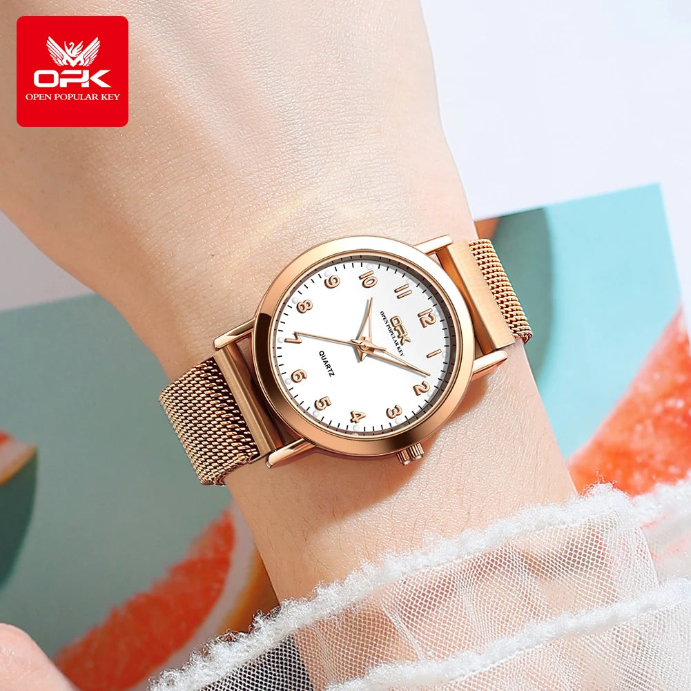 Women’s Elegant Mesh Strap Quartz Watch
