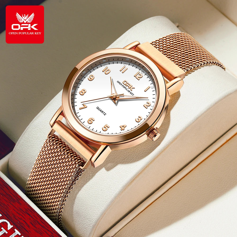 Women’s Elegant Mesh Strap Quartz Watch