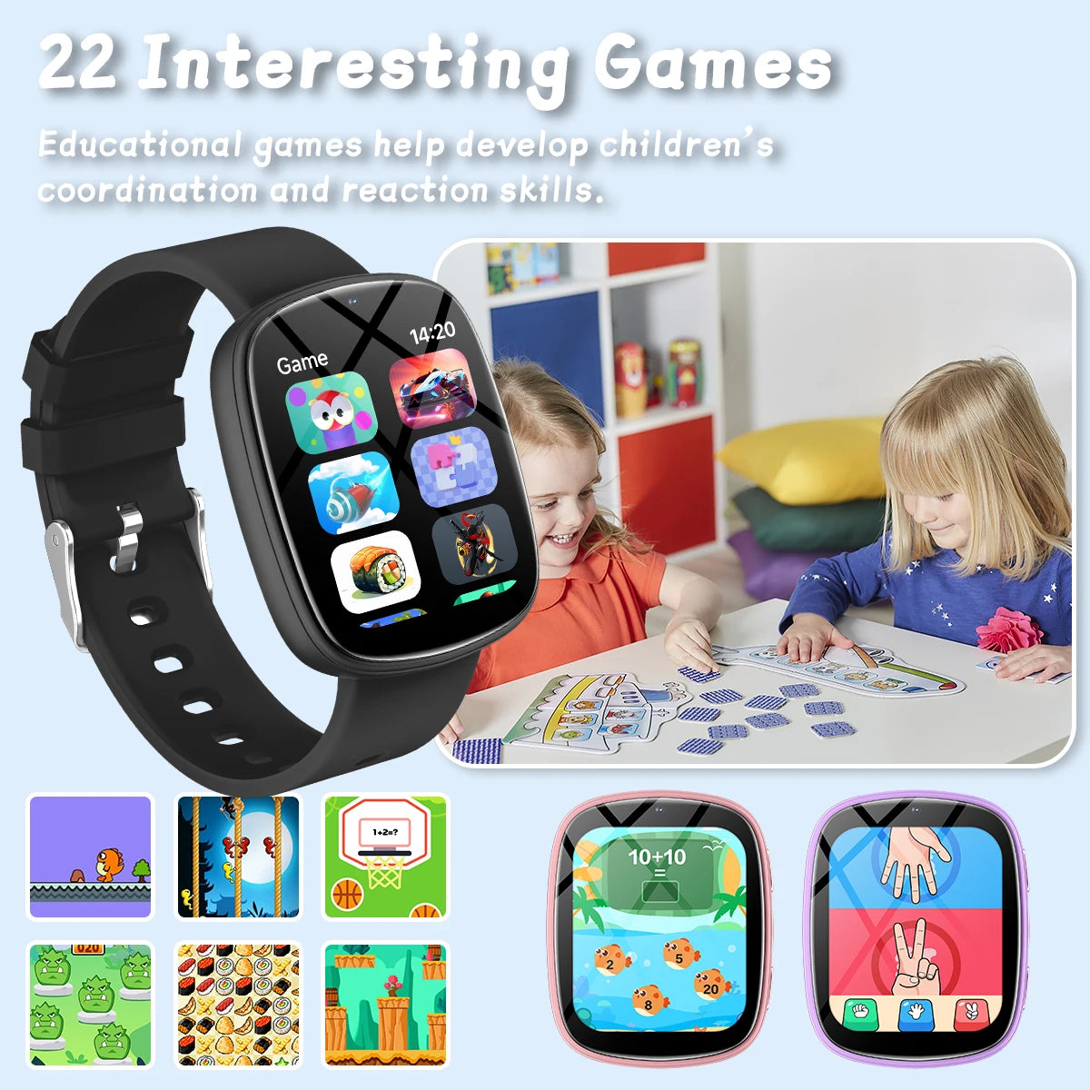 Kids Smart Touch Screen Camera Watch