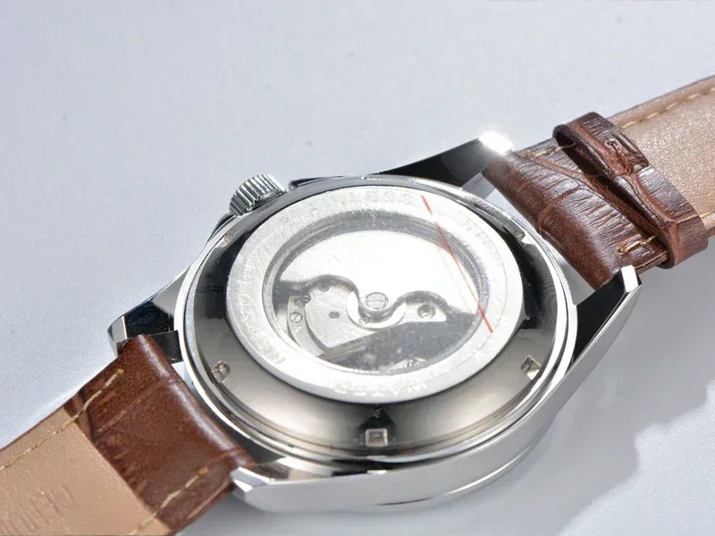 Luxury Automatic Mechanical Tourbillon Steel Watch