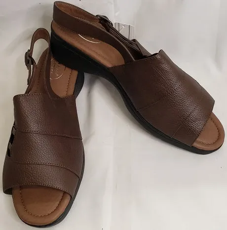 2" Fanny -- Women's Wedge Sling Sandal -- Brown