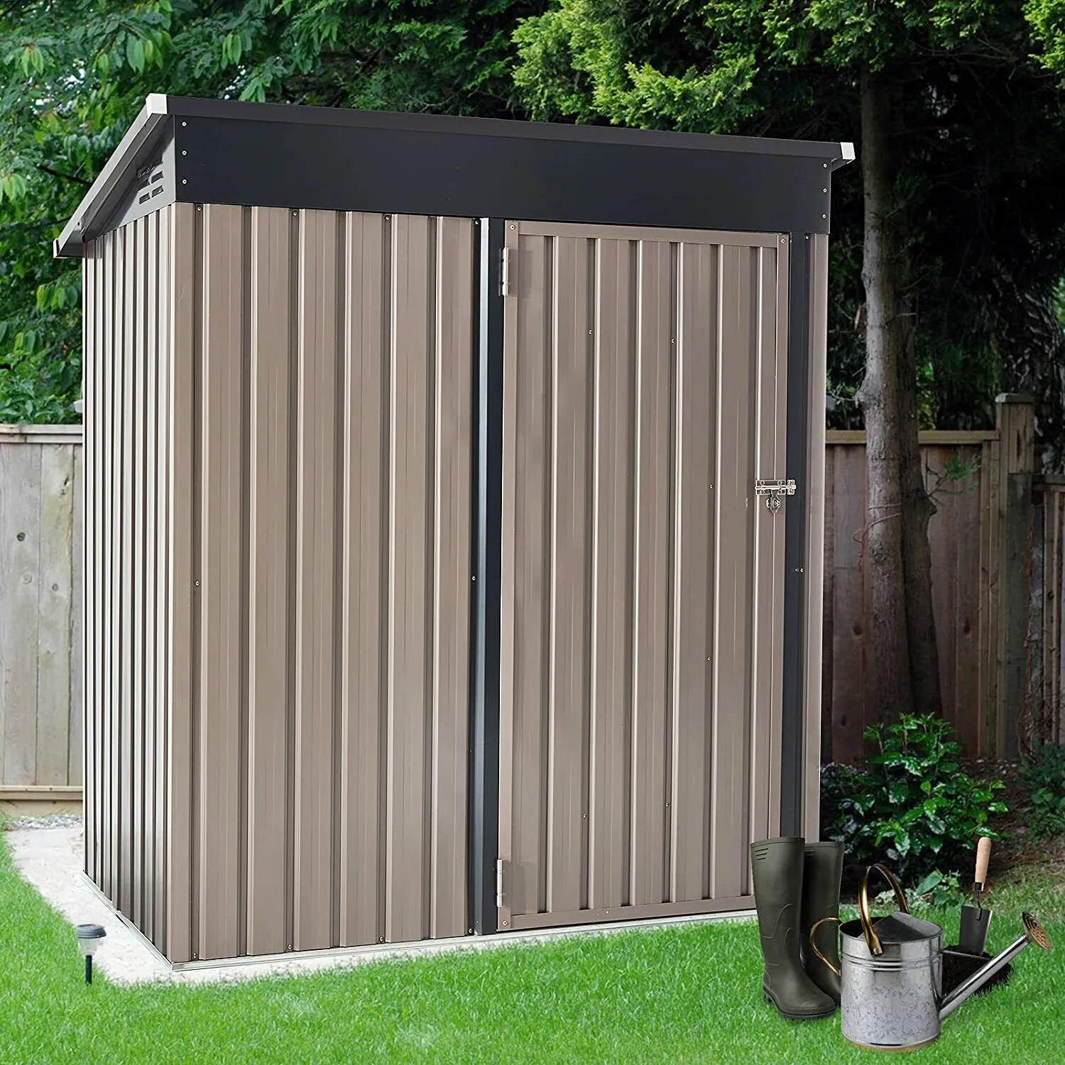 5' x 3' Metal Storage Shed