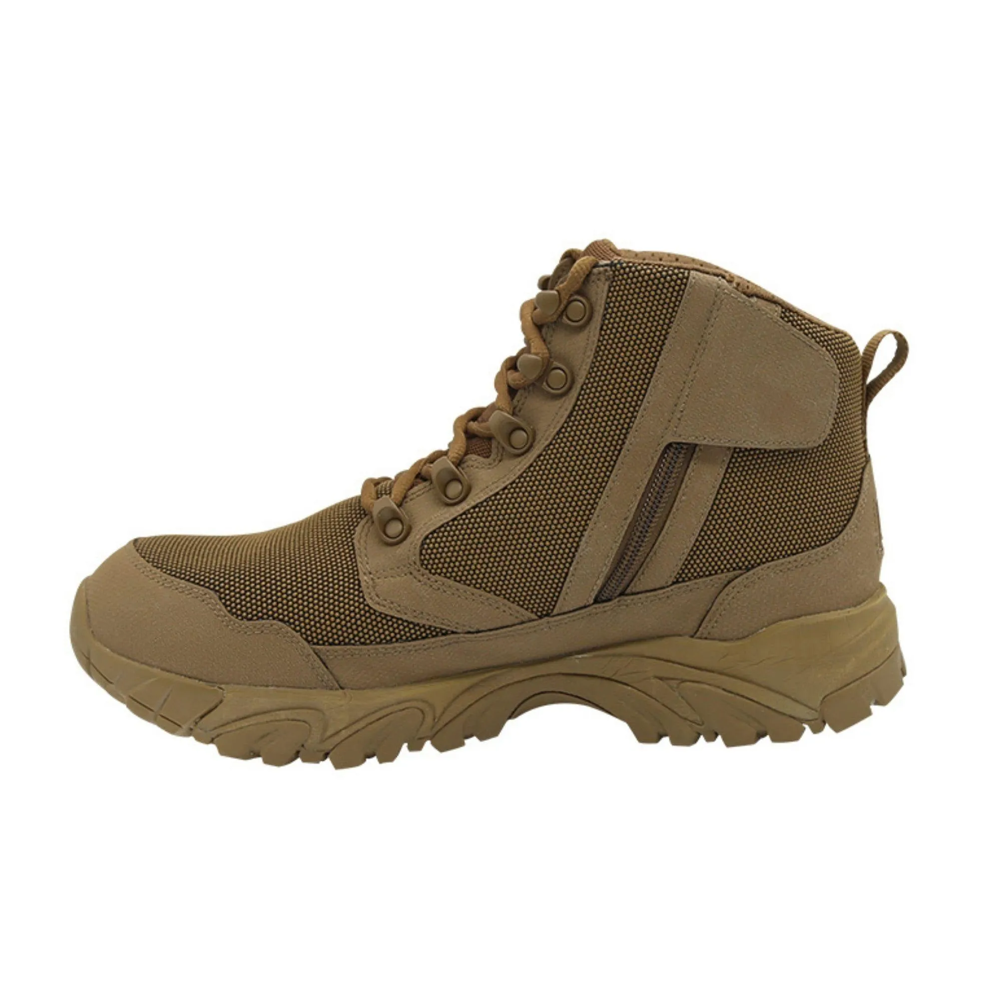 ALTAI® 6" Brown Waterproof Hiking Boots with Zipper (MFH200-ZS)