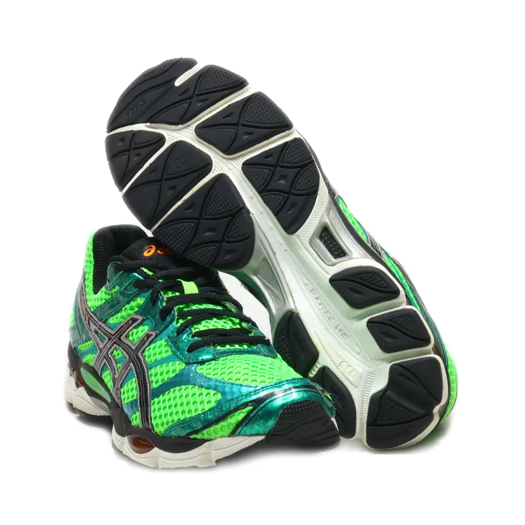 Asics Gel- Cumulus 16 Sport Shoes Leather Green Colour For Men