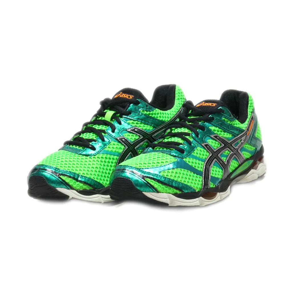 Asics Gel- Cumulus 16 Sport Shoes Leather Green Colour For Men