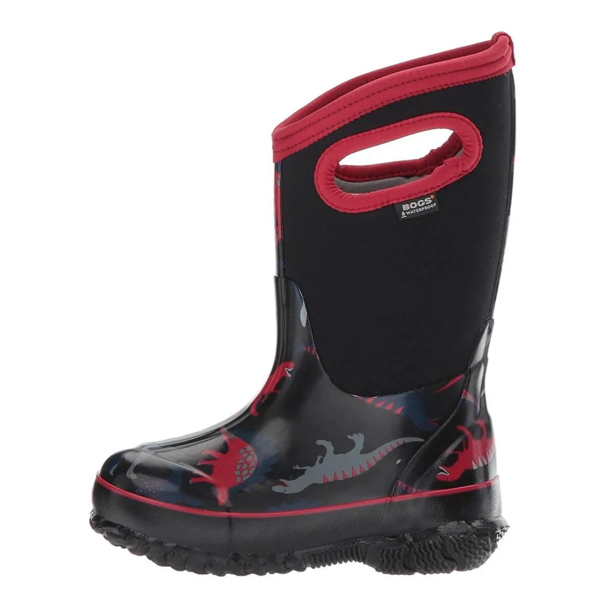 Bogs Kid's Insulated Boots - Classic Black Multi Dino | 72151-009