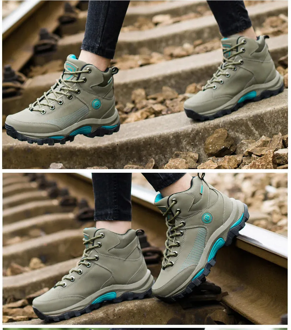 BONA Womens Wear-Resistant High-Top Hiking Boots