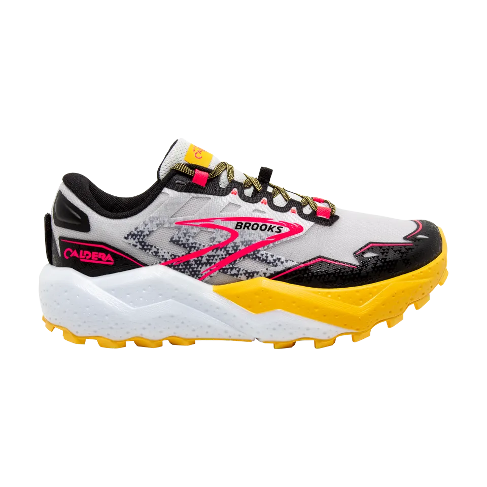 Brooks Women's Caldera 7 Lunar Rock/Lemon Chrome/Black