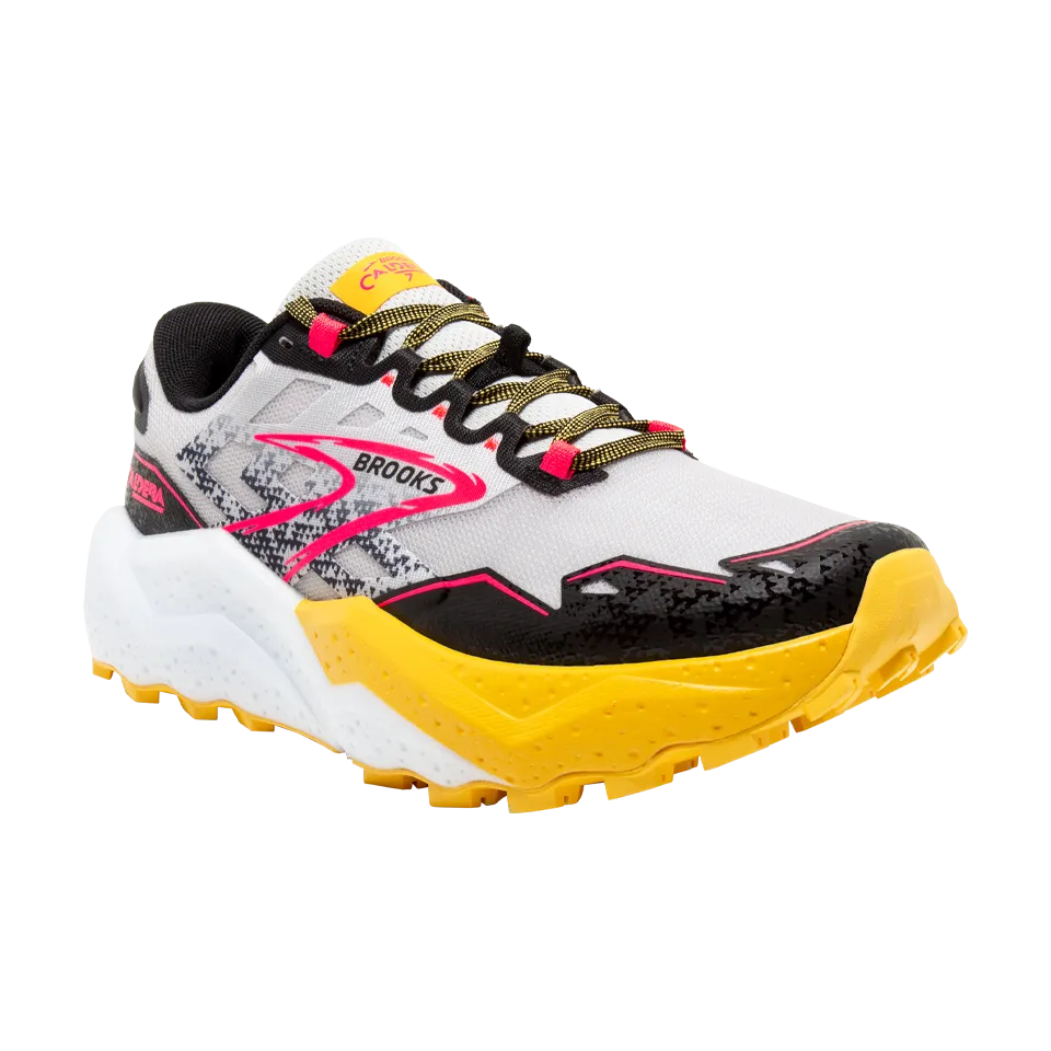 Brooks Women's Caldera 7 Lunar Rock/Lemon Chrome/Black