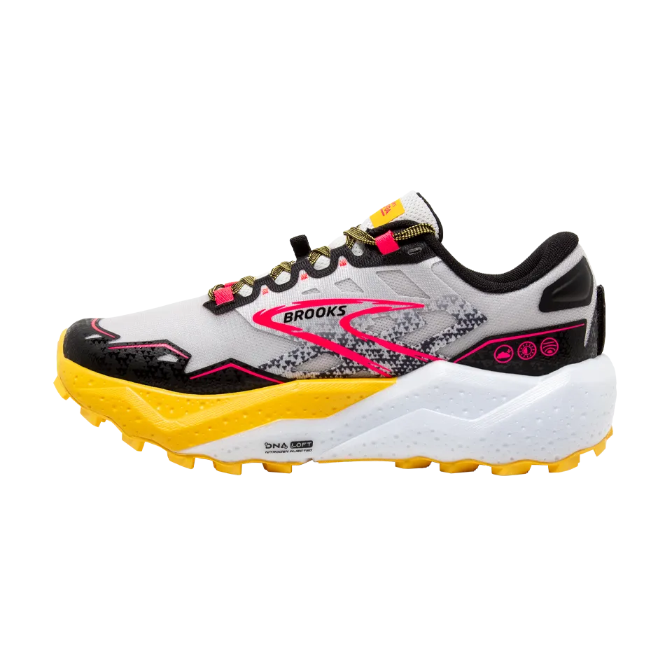 Brooks Women's Caldera 7 Lunar Rock/Lemon Chrome/Black