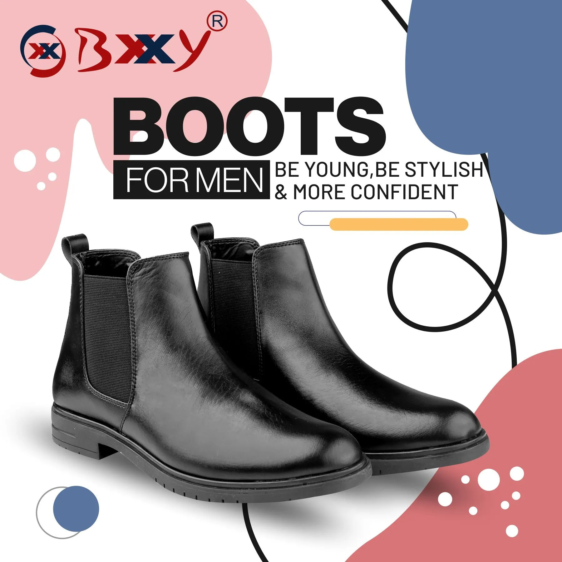 Bxxy's Men's Stylish Chelsea Boots