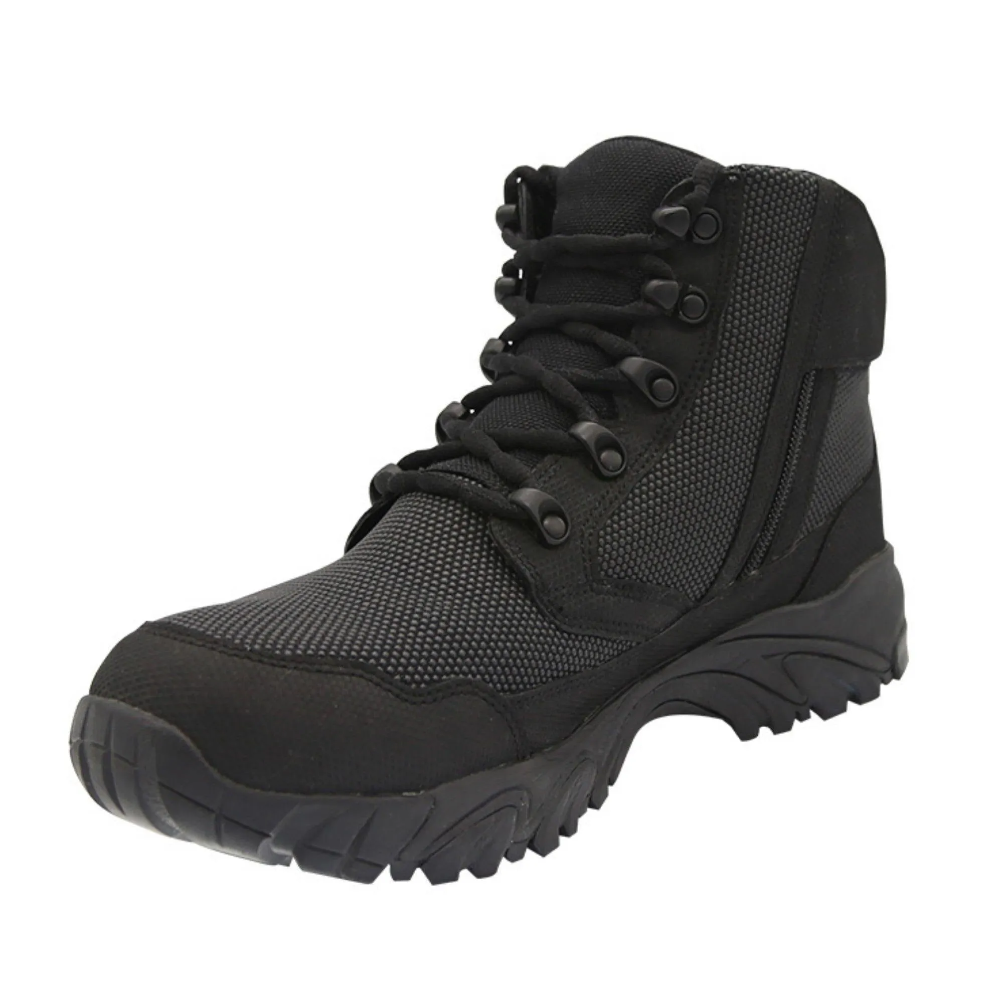 [Factory Outlet] ALTAI® 6" Black Waterproof Hiking Boots with Zipper (MFT200-ZS)