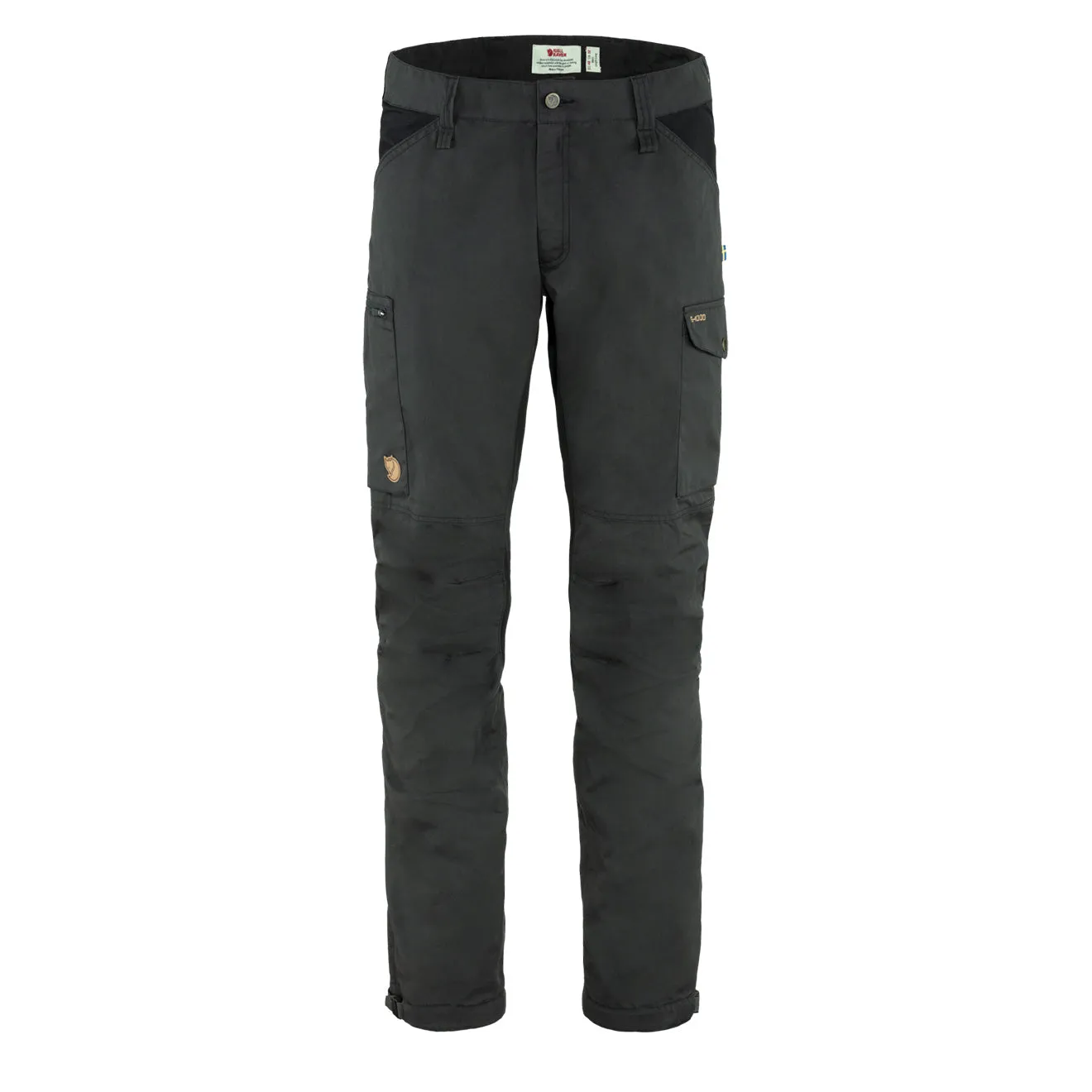 Fjallraven Kaipak Trousers Reg Leg Dark Grey / Black