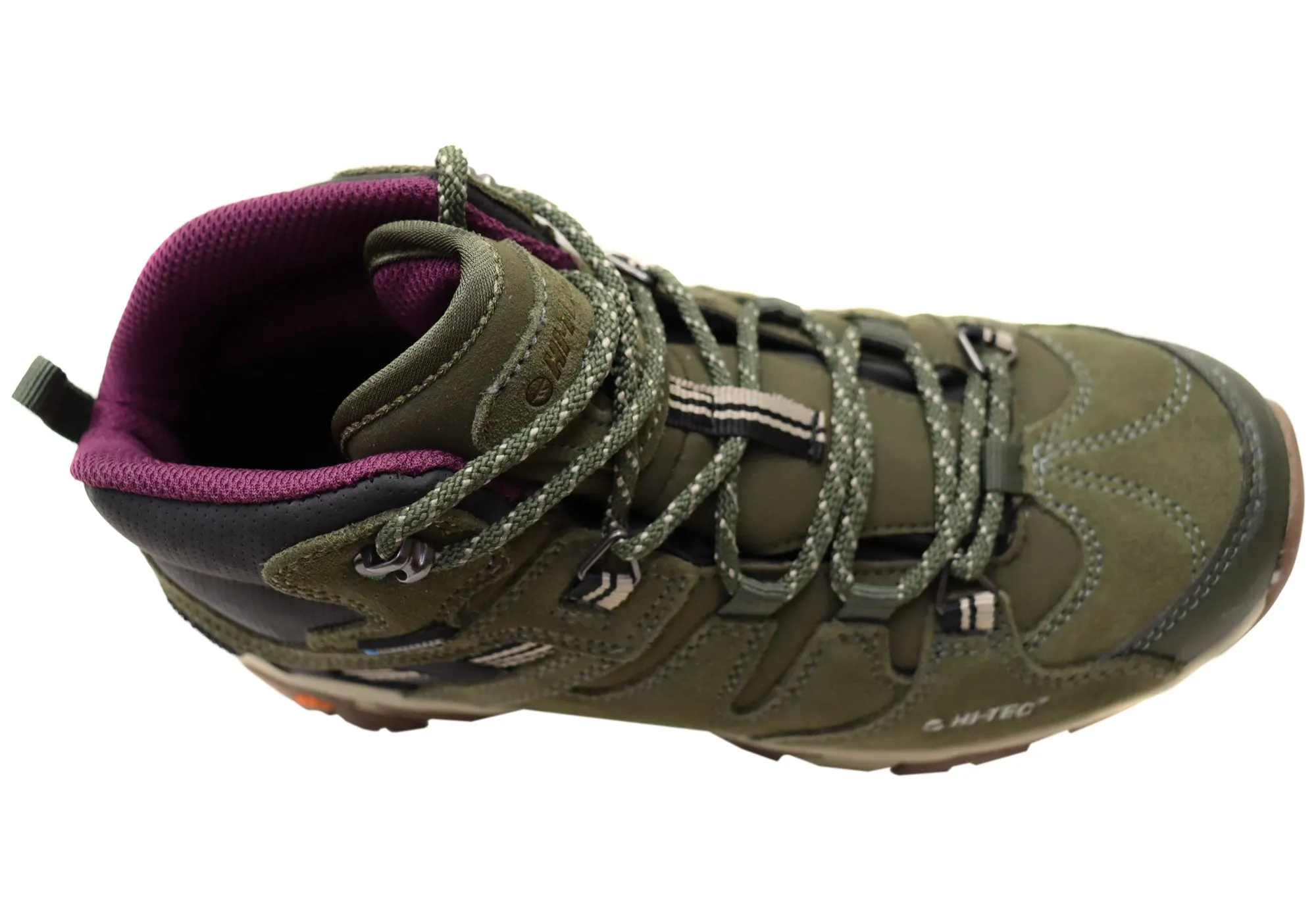 Hi Tec Womens Comfortable Ravus Adventure Mid Waterproof Hiking Boots