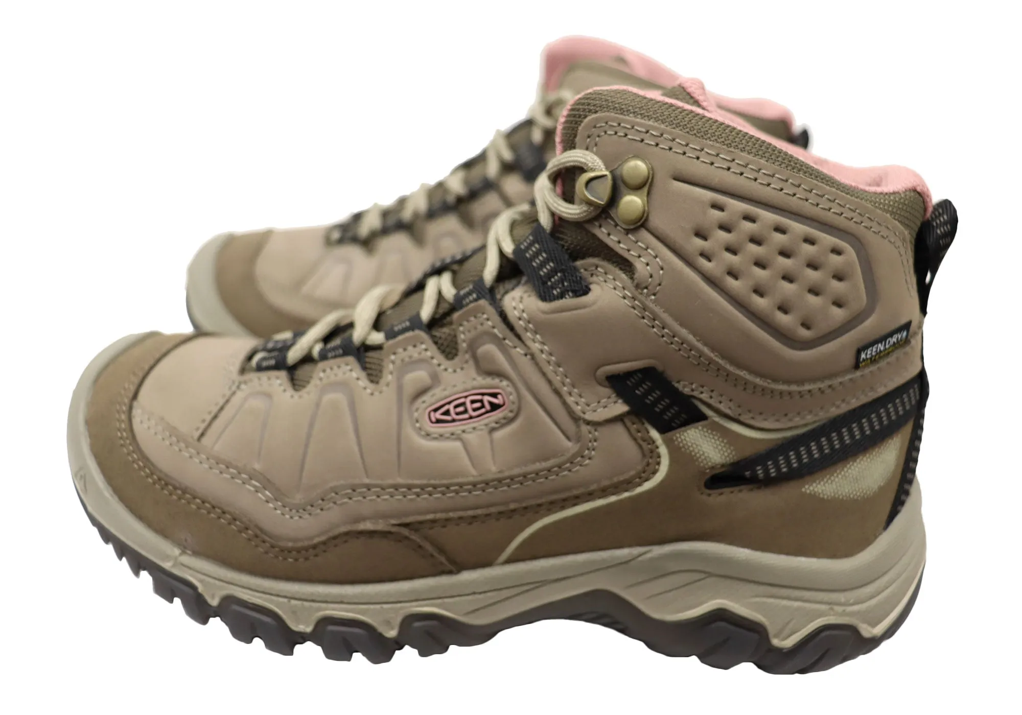 Keen Womens Comfortable Targhee IV Mid Waterproof Hiking Boots