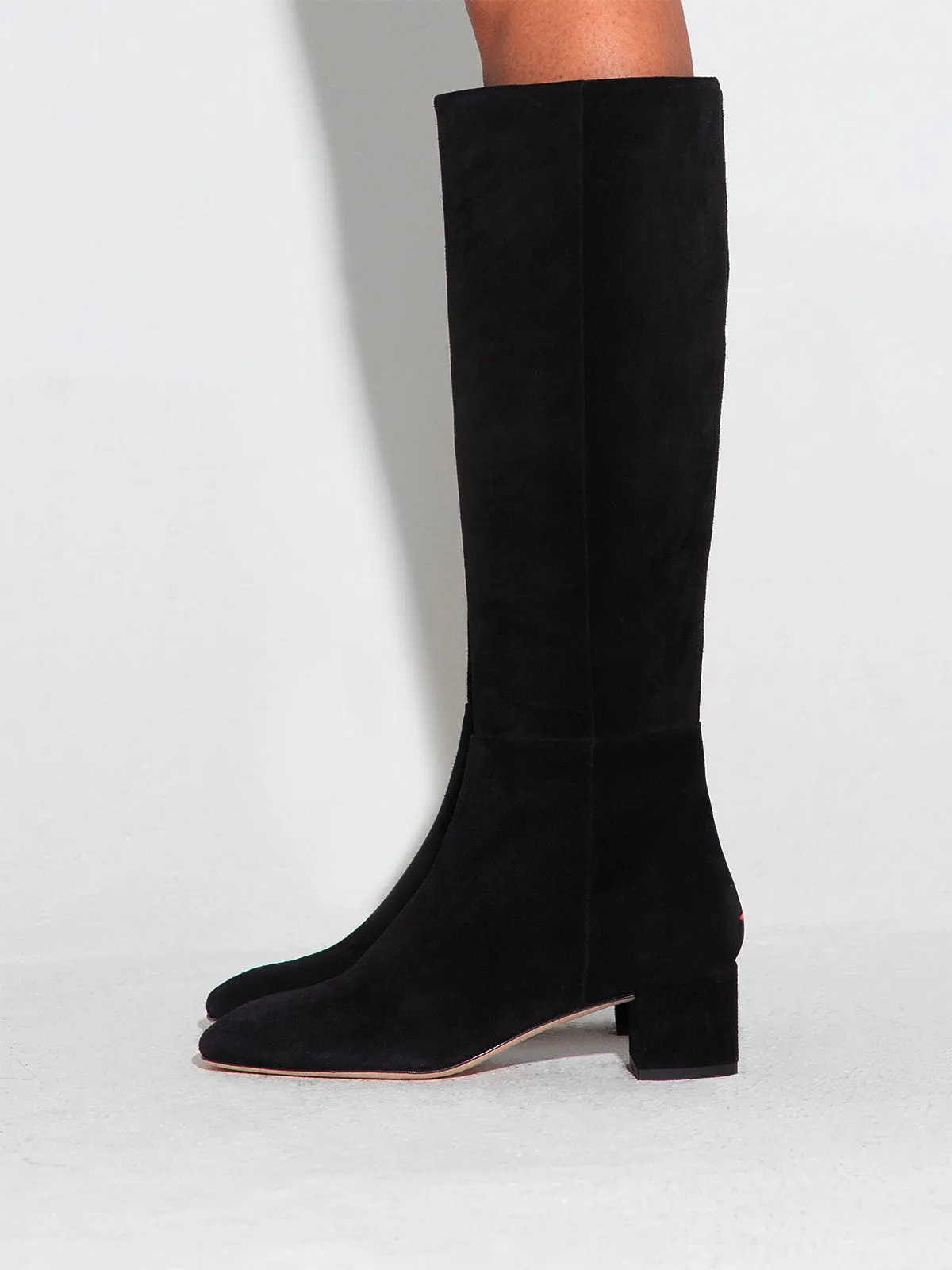 Laura Suede Knee-High Boots