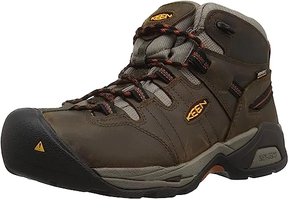 Men's Keen Utility Brown Detroit XT,  EH, WP SR, Mid Hiker Soft Toe Boot