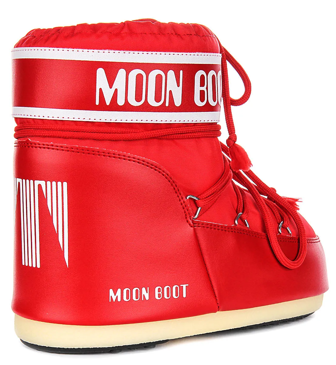 Moon Boot Icon Low Nylon In Red For Women