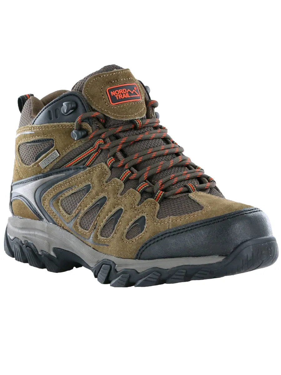 Nord Trail Men's Mt. Logan Brown Waterproof Leather Hiking Boot