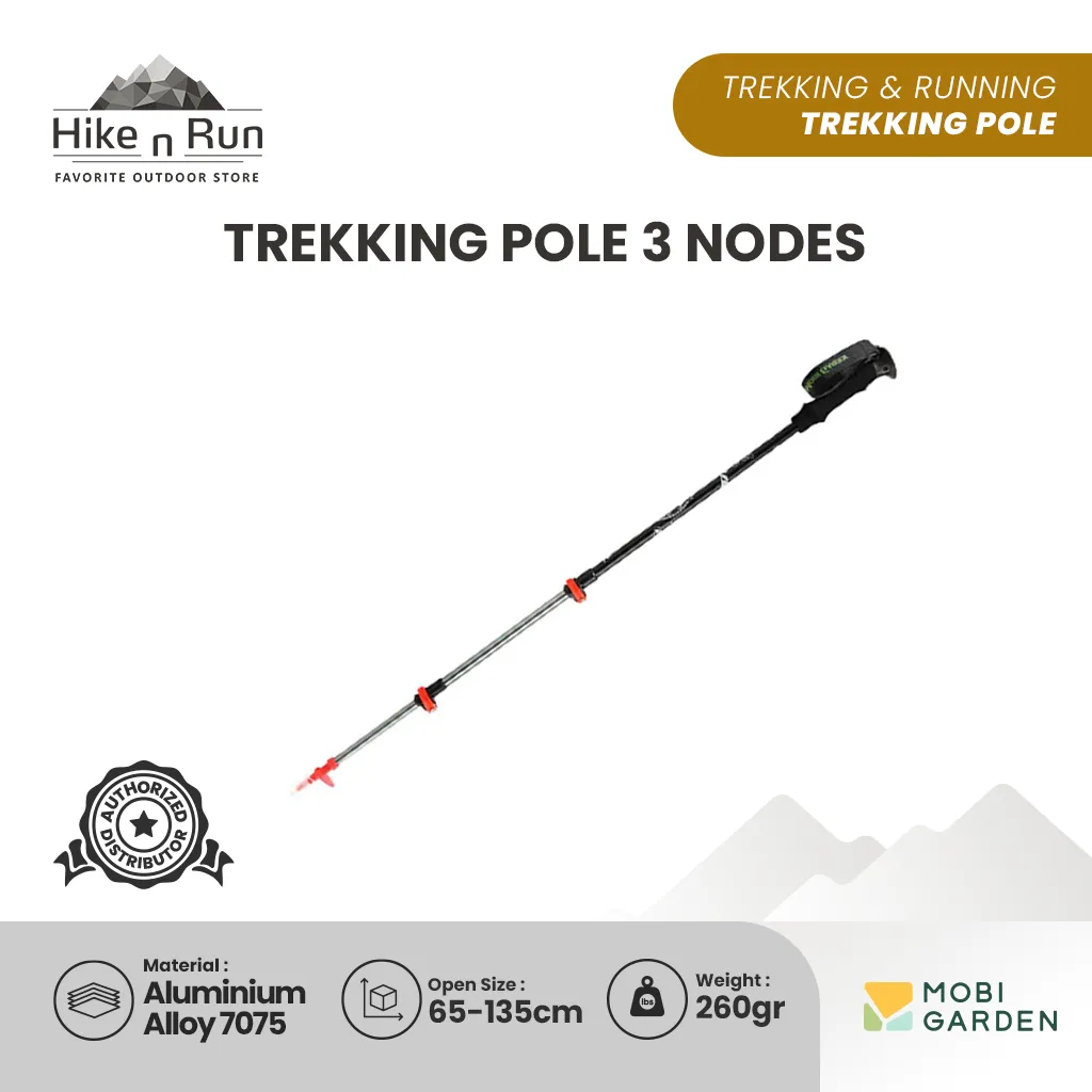 Trekking Pole Alumunium Mobi Garden 3 Nodes NXL1531001