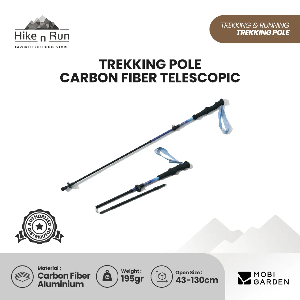 Trekking Pole Mobi Garden NX23667008 YT Carbon Fiber Telescopic Folding