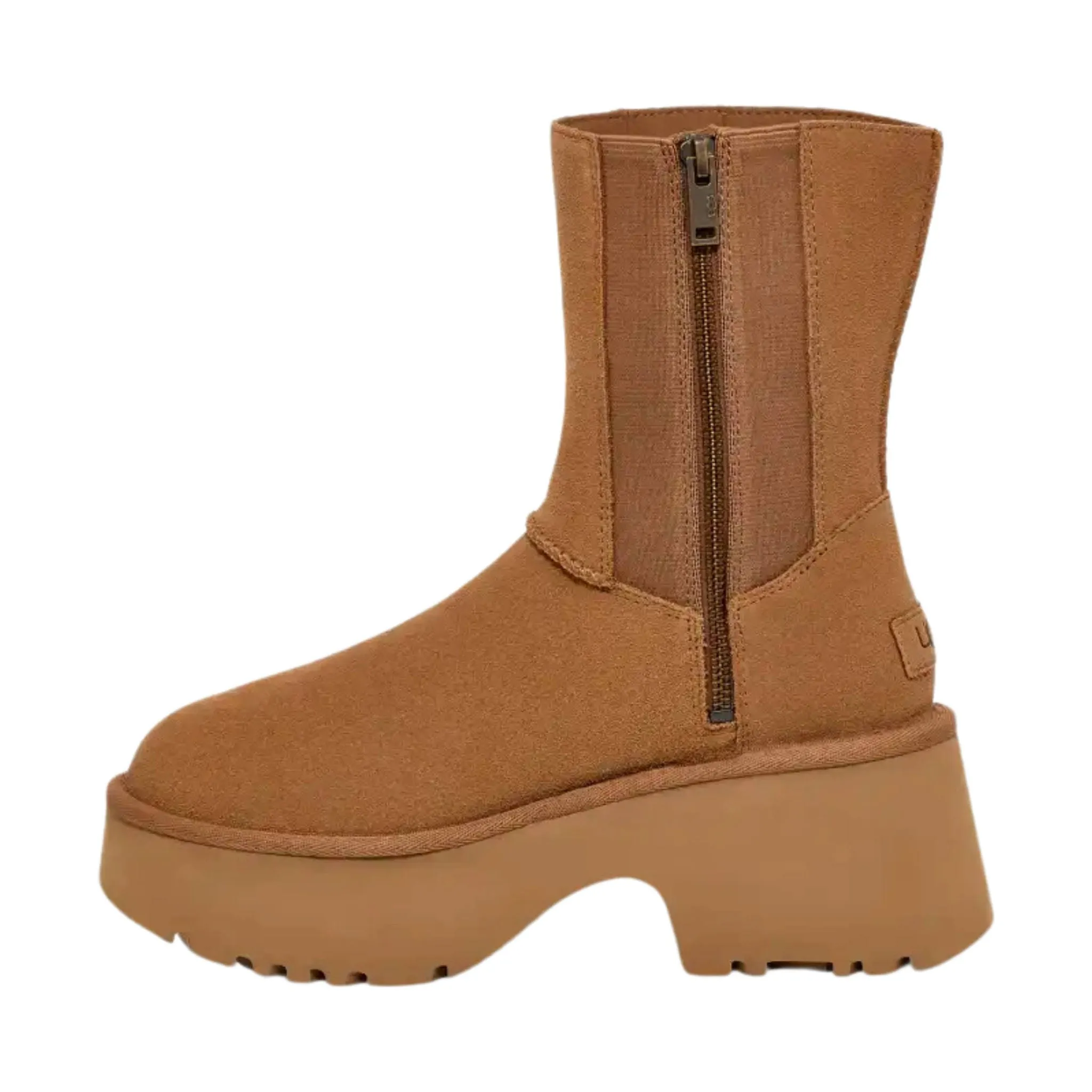 UGG Women's Classic Twin Seam New Heights Boots - Chestnut