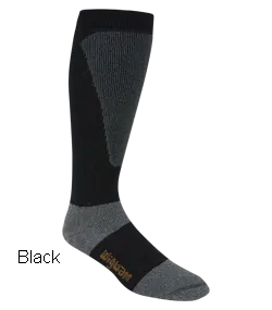 Wigwam Snow Sirocco Sock / Black - F2454