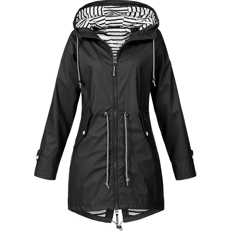 Women Raincoat Waterproof Outdoor Jacket