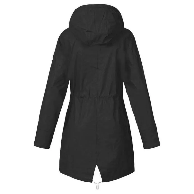 Women Raincoat Waterproof Outdoor Jacket