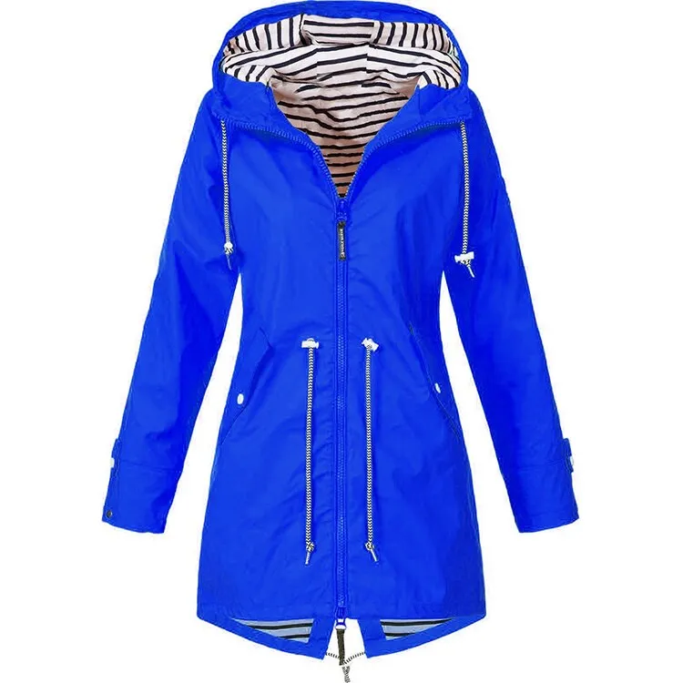 Women Raincoat Waterproof Outdoor Jacket